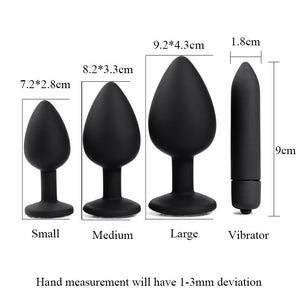 Adult Diary Silicone Anal Plug Jewelry Dildo Vibrator Sex Toys for Woman Prostate Massager Bullet Vibrador Butt Plug For Men Gay