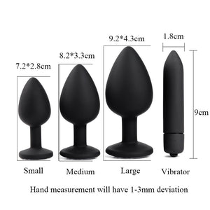 Adult Diary Silicone Anal Plug Jewelry Dildo Vibrator Sex Toys for Woman Prostate Massager Bullet Vibrador Butt Plug For Men Gay