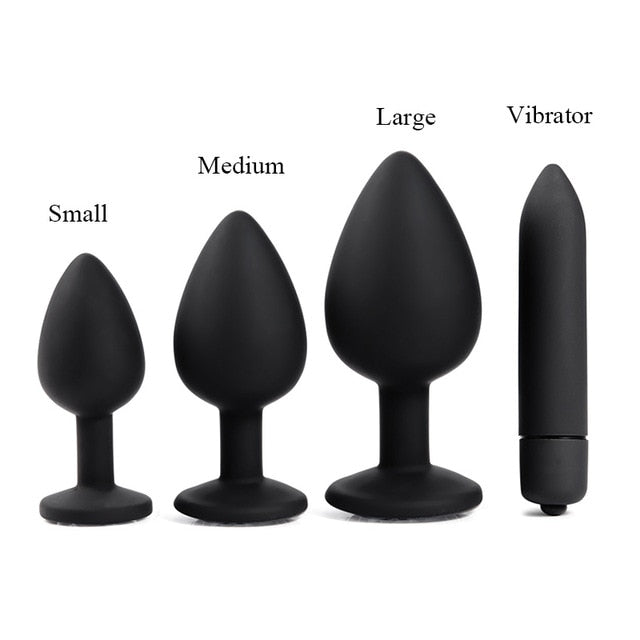 Adult Diary Silicone Anal Plug Jewelry Dildo Vibrator Sex Toys for Woman Prostate Massager Bullet Vibrador Butt Plug For Men Gay